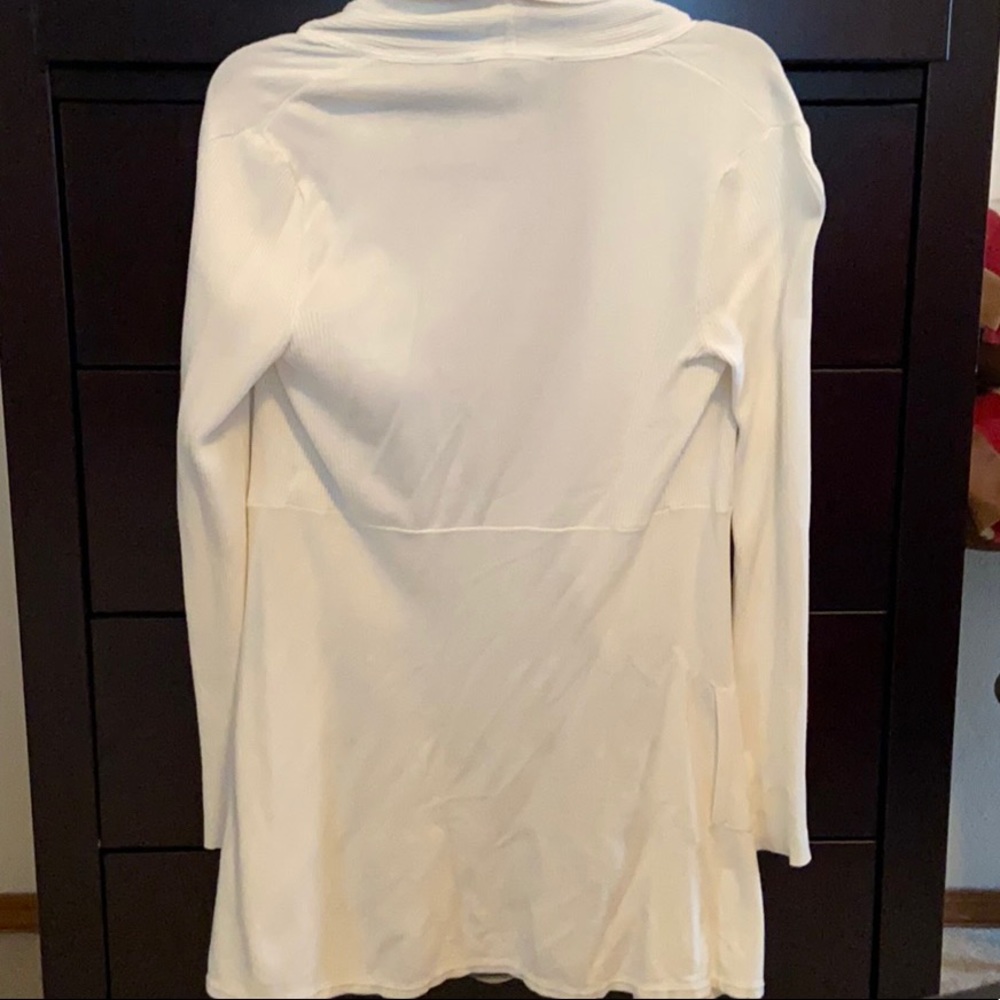White House Black Market long sleeve open cardigan - Picture 4 of 7